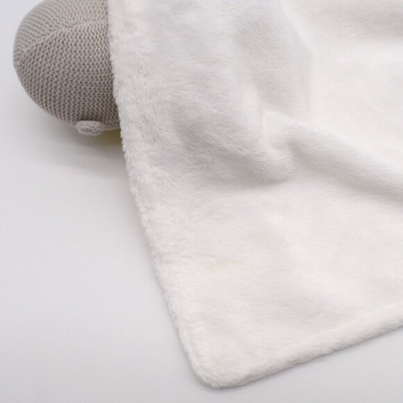 Baby Bum Monkey Lovey Duke Gray Yellow White Knitted Plush Security Blanket Soft - Picture 6 of 12